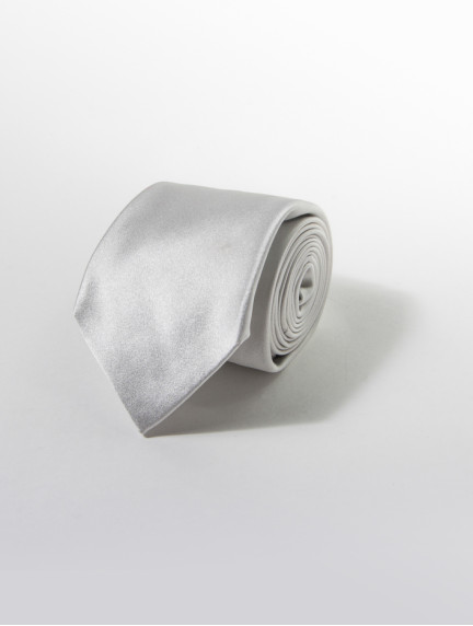 Patrick Hellmann CollectionSilver Tie 100% Silkimage779